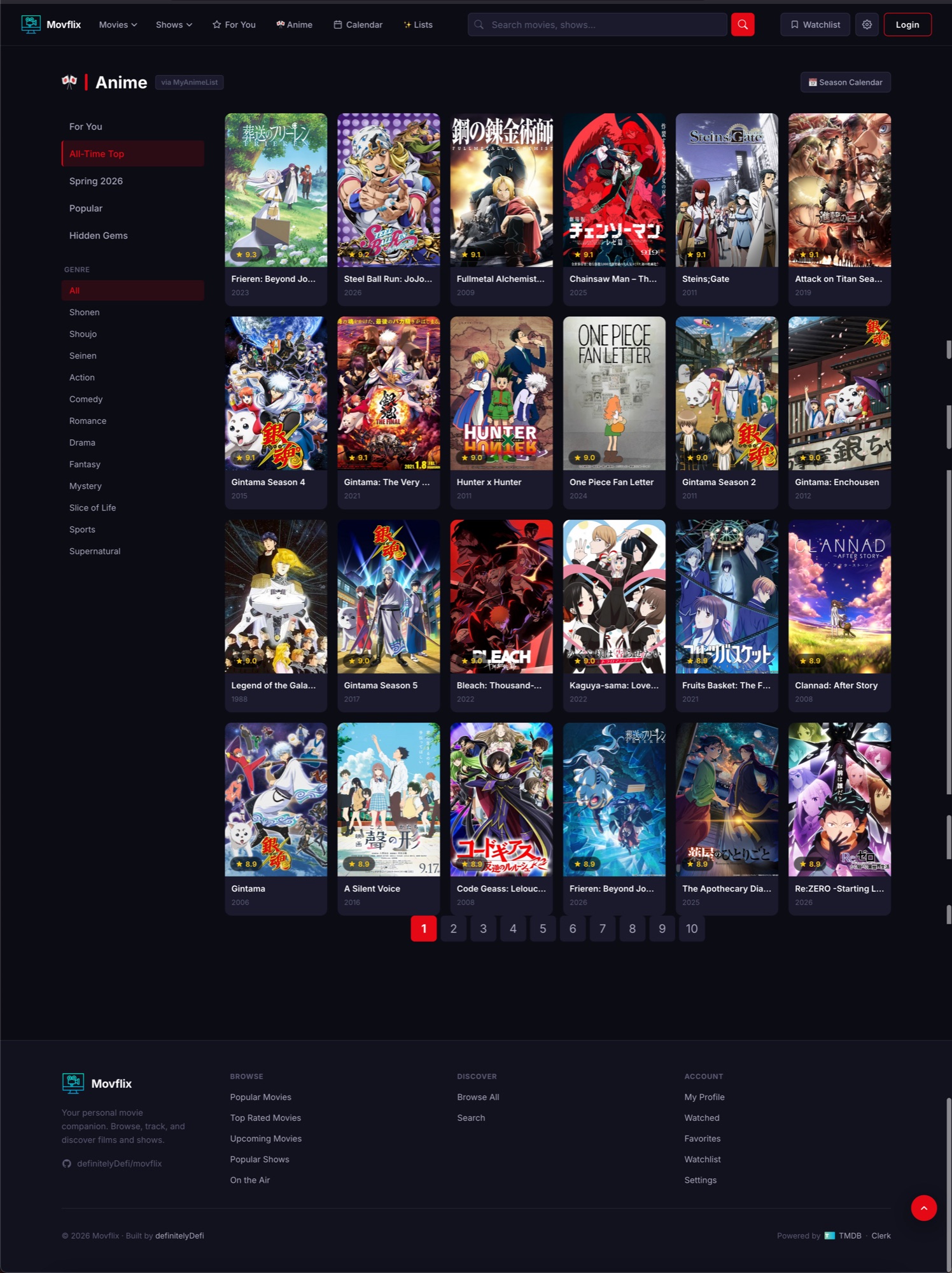 Movflix anime browse